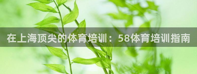 欧陆娱乐群里怎么进：在上海顶尖的体育培训：58体育培