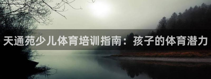 欧陆娱乐：天通苑少儿体育培训指南：孩子的体育潜力