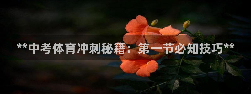 欧陆娱乐总代理是谁：**中考体育冲刺秘籍：第一节必知