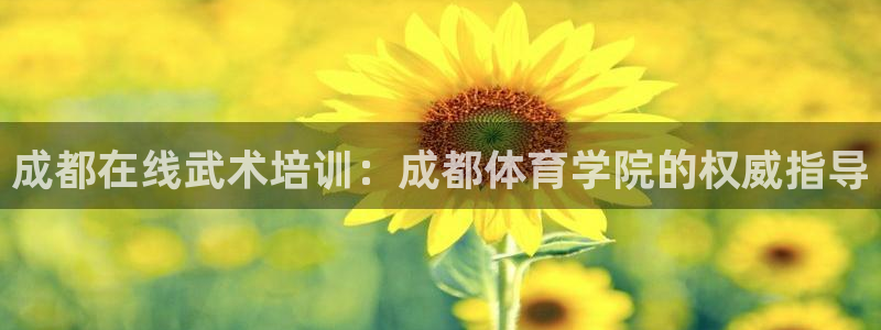 欧陆娱乐官网首页网址：成都在线武术培训：成都体育学院
